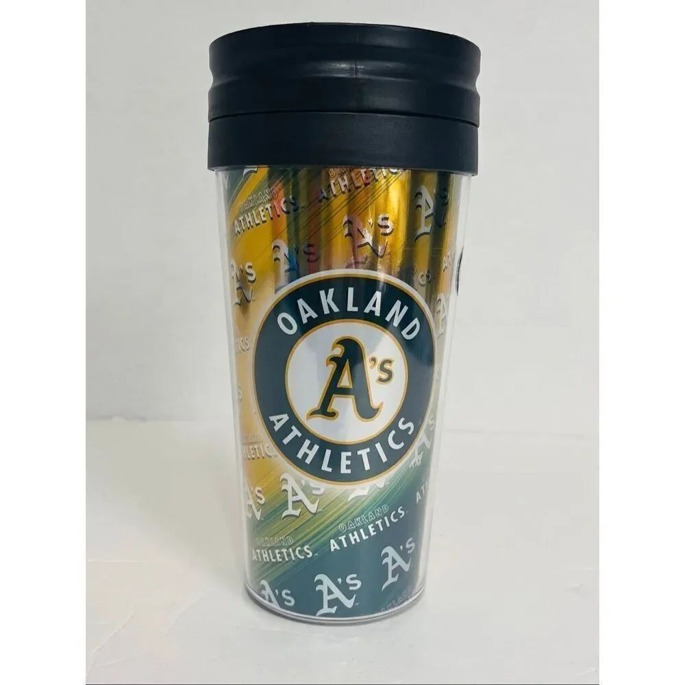 Oakland Athletics Plastic Travel Mug